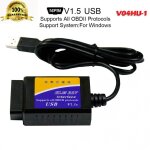 V04hu - 1 elm327 usb 16pin scanner auto obd2 obdii voiture code lecteur outil de diagnostic V04hu - 1 elm327 usb 16pin scanner auto obd2 obdii voiture code lecteur outil de diagnostic