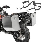Valises alu pour suzuki v - strom 1050 / xt 20 - 25 atlas 34 - 40l support