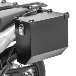 Valise lat�rale moto en aluminium bagtecs atlas 36l noir