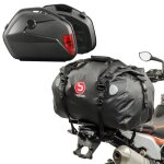 Valises laterales moto set + supports sx82 + sacoche de selle xf60 universel no