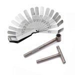 Valve de moteur de moto avec cl� de r�glage de vis, outil de r�glage du d�gagement, jauge d'�paisseur ...