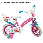Velo 12 pouces peppa pig 3 / 5 ans stabilisateur rose