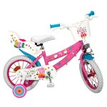 Velo 14 pouces peppa pig 4 / 6 ans stabilisateur rose