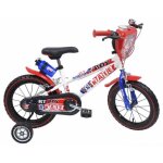 Vélo 16 pouces rt boy skate garçon avec gourde, ecusson déco et roulettes amovibles Vélo 16 pouces rt boy skate garçon avec gourde, ecusson déco et roulettes amovibles