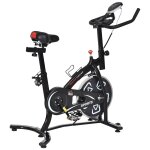 Vélo d'appartement cardio vélo biking ecran multifonction selle et guidon réglable noir Vélo d'appartement cardio vélo biking ecran multifonction selle et guidon réglable noir