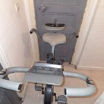 Vélo d'appartement homcom pliant 8 niveaux de résistance magnétique Vélo d'appartement homcom pliant 8 niveaux de résistance magnétique