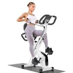 Vélo d'appartement pliable - moniteur lcd et mesure du pouls manuel - 8 niveaux de résistance magnétique ... Vélo d'appartement pliable - moniteur lcd et mesure du pouls manuel - 8 niveaux de résistance magnétique ...