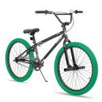 V�lo bmx 24 pouces enfant joystar ¿ freestyle filles 8 - 12 ans, d�butant, cadre acier, pegs, pneus ...