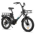 V�lo electrique 20 pouces hiland, moteur 250w, batterie 36v 13ah, transmission 7 vitesses, doubles freins ...