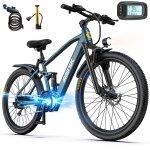 V�lo electrique aairsk gt900 26 pouces, 250w 36v 13ah, autonomie 30 - 50km, vtt tout terrain, suspension ...