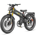 V�lo electrique aniioki a9 pro max - double moteur 5400 w - 60v 70 ah batterie amovible - pneus 26 ; ...