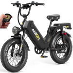 V�lo electrique aniioki aq177 pro max 20 * 4. 0 pouces - 1200 w - 48 v 60 ah - vitesse maximale 45 km ...