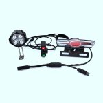 V�lo electrique pour bbs01 bbs02 feux et arri�re a mi - entra�nement, support / tournant / b lumi�re ...