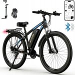 V�lo electrique duotts c29 1000w 48v 15ah 55km / h 29  shimano 21 z app pratique pour voyager, se garer ...