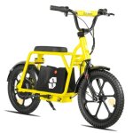 V�lo electrique enfant joystar starmoto 16 pouces, 250w, 25 km / h, autonomie 24 km, avec sac de rangement ...