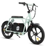 V�lo electrique enfant joystar starmoto 16 pouces, 250w, 25 km / h, autonomie 24 km, avec sac de rangement ...