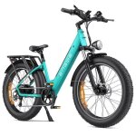 Vlo electrique engwe e26 st autonomie 140km moteur 250w batterie 48v16ah amortisseur avant pneus snow ...