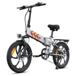 Vélo electrique engwe p1 - pneus 20 pouces 250w batterie 36v13ah frein a disque mécanique - argent Vélo electrique engwe p1 - pneus 20 pouces 250w batterie 36v13ah frein a disque mécanique - argent