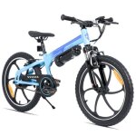 V�lo electrique joystar 20 pouces pour enfants adolescents d�s 7 ans, moteur 250w sans balais, batterie ...