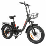 V�lo electrique pliable baolujie dz2030, moteur 750w, 48v16ah, 40 km / h, pneus tout - terrain 20 * 4. ...