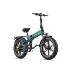 Velo electrique pliable engwe engine pro 2. 0 autonomie 110km batterie 52v16ah tout suspendu pneus snow ...