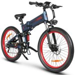 V�lo electrique pliable samebike lo26 plus 1000 w 45 km / h 48 v 15 ah 110 km 26 x 3 pouces frein hydraulique ...