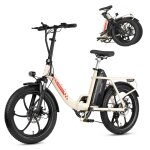 V�lo electrique pliant maxtron mule 20 pouces, 250 w, 48v20 ah, autonomie de 120 km, unisexe, id�al pour ...