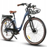 V�lo electrique urbain 28 pouces samebike rs - a07, homme et femme, moteur 750w, autonomie 80 km, batterie ...