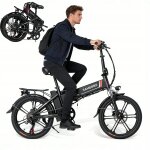 V�lo electrique urbain pliable samebike 20lvxd30 - ii edition 2026, 48v, autonomie 80 km, roues 20 pouces ...
