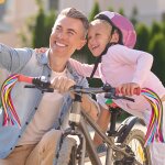 Vlo guidon streamers, 2 pcs enfant vlo rubans tassel banderoles de guidon de vlo pompon velo fille ...