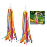 Vélo guidon streamers, 2 pcs enfant vélo rubans tassel banderoles de guidon de vélo pompon velo fille ... Vélo guidon streamers, 2 pcs enfant vélo rubans tassel banderoles de guidon de vélo pompon velo fille ...