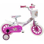 Vlo micol 12 pouces pour fille avec panier et roulettes amovibles