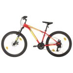 V�lo de montagne 21 vitesses roues de 27, 5 pouces 38 cm rouge vidaxl vidaxl
