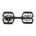 Velo p�dales mixtes look geo trekking roc noir bike hybrid pedals