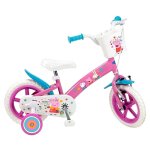 Velo peppa pig 12 pouces 3 / 5 ans stabilisateur rose