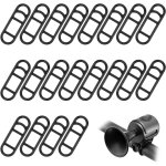 Vlo silicone bande 20 pices, sangle de vlo silicone bande, bande caoutchouc elastique vlos, bande ...