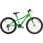 V�lo vtt aurelia hardtail plus 24 pouces 38 cm junior 6 vitesses v - brake vert