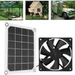 Ventilateur d'extraction solaire, 5v, 10w, 6 pouces, etanche, mini panneau, pour chien, poulailler, serre, ... Ventilateur d'extraction solaire, 5v, 10w, 6 pouces, etanche, mini panneau, pour chien, poulailler, serre, ...