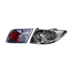 Verre de feu arri�re droit (partie int�rieure) pour mazda 6 de 2002 a juillet 2005 version 4 / 5 portes ...