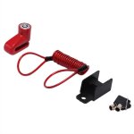 Verrou de freins a disque antivol avec fil en acier, pour trottinette electrique xiaomi mijia m365, roues ...