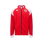 Veste arun football tunisie rouge homme