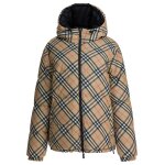 Veste beige en duvet pour femme burberry