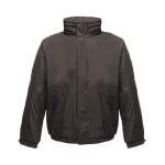 Veste bomber coupe - vent - trw297 - noir et gris ash