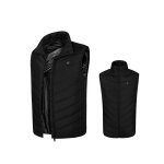 Veste chauffante electrique intelligente, submersible, pour randonnée en plein air, chargement usb Veste chauffante electrique intelligente, submersible, pour randonnée en plein air, chargement usb