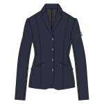 Veste de concours equitation femme euro - star lucia 46 femme bleu
