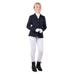 Veste de concours equitation fille qhp kae 12 ans femme noir