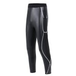 Veste en cuir avec poches pour hommes, pantalon en cuir, modelant le corps, entraneur de taille, culotte ...