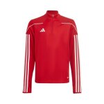 Veste d�entra�nement de football tiro 23 leaguex - rouge femme enfant (3 ans et + ) blanc / rouge