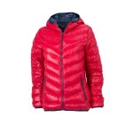 Veste duvet a capuche - doudoune anorak femme - jn1059 - rouge