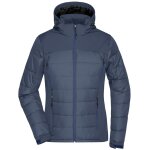 Veste matelass�e femme - anorak ski neige - jn1049 - bleu marine